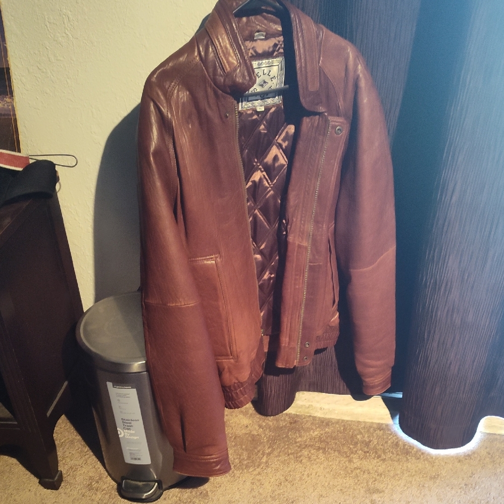 Men's Brown Leather Jacket